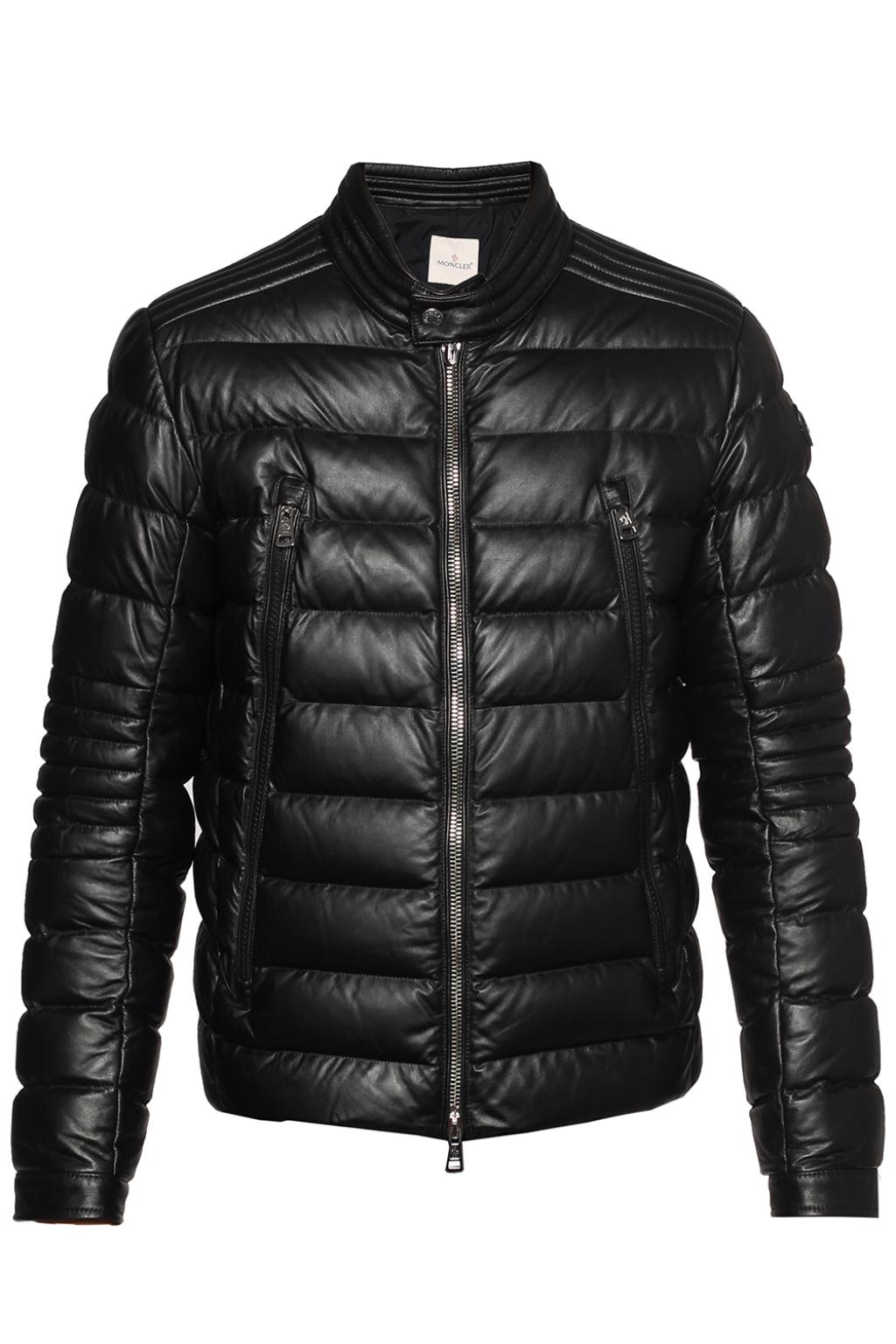 Moncler Leather Jacket Store, 46% OFF | www.ilpungolo.org